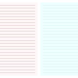 Tremendous Printable Notes Blank Page Template