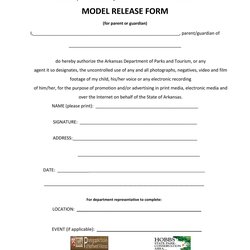 Cool Best Model Release Forms Free Templates Form