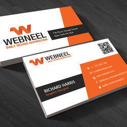 Capital Business Card Templates Free Download Modern Preview On Table