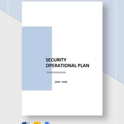 Legit Free Sample Security Plan Templates In Ms Word Google Docs Template Operational Examples Agreement