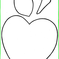 Apple Template Ideas Painting Templates Step By