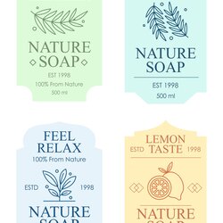 Label Printing Template Free Soap Templates