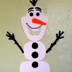 High Quality Frozen Olaf Template Events To Celebrate Printable Crafts Disney Party Paper Christmas Make