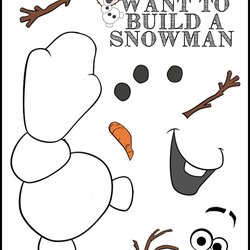 The Highest Standard Olaf Frozen Pap Build Snowman Printable