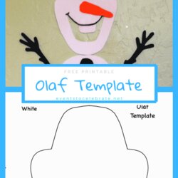 Superior Frozen Olaf Template Party Ideas For Real People Free Printable