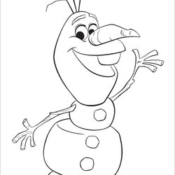 Admirable Snowman Template Crafts Olaf Coloring Printable Pages Templates Snow Colouring Fun Print Christmas
