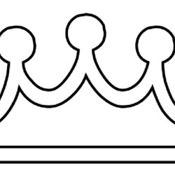 Superlative Printable Tiara Template Groups Crown Outline Birthday Hat Make Borders Valentine Making Crowns