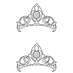Supreme Printable Tiara Crown Template