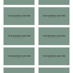 Splendid Blank Business Card Template New Avery