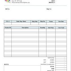 Sterling General Sales Invoice Template Uniform Software Receipt Excel Forms Templates Word Medical Printable