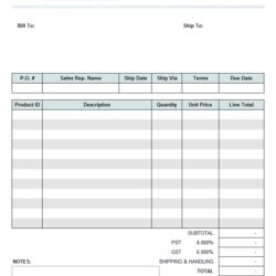 Cool Download Sales Invoice Template For Windows