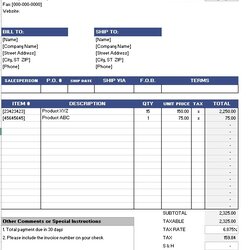 Splendid Free Sample Sales Invoice Templates Printable Samples Excel